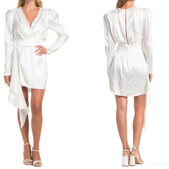 Ronny Kobo Collection Dresses & Skirts - Ronny kobo Lilian Satin Asymmetrical Dress